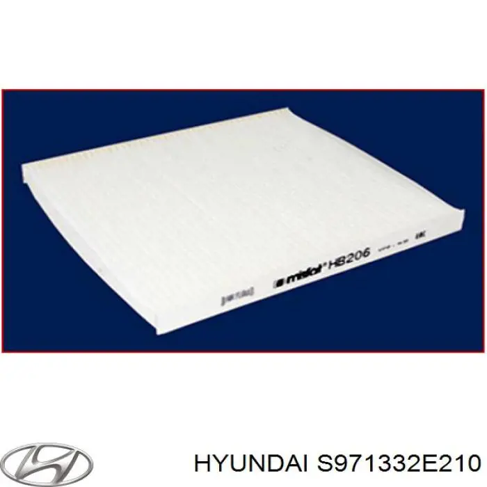 Filtro de cabina Hyundai/Kia S971332E210 precio, desde 6,39 EUR
