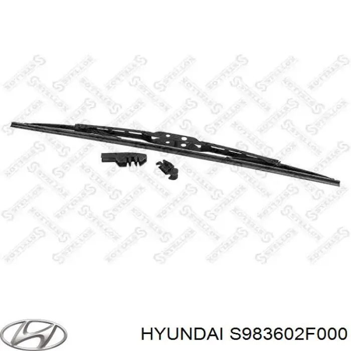 S983602F000 Hyundai/Kia limpiaparabrisas de luna delantera copiloto