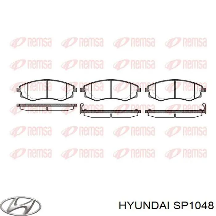 Comprar SP1048 Hyundai/Kia Pastillas delanteras de freno