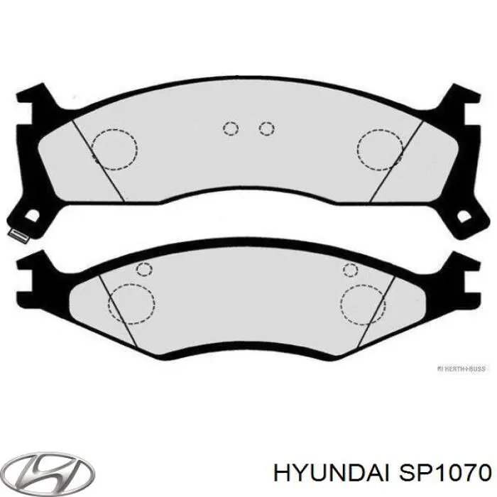 Pastillas freno delanteras Hyundai/Kia SP1070 precio, desde 23,23 EUR