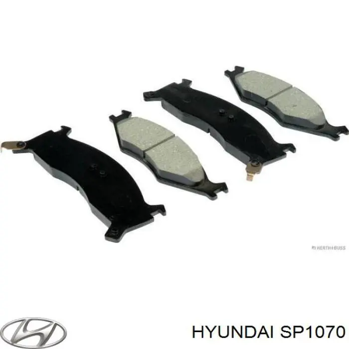 SP1070 Hyundai/Kia Pastillas delanteras