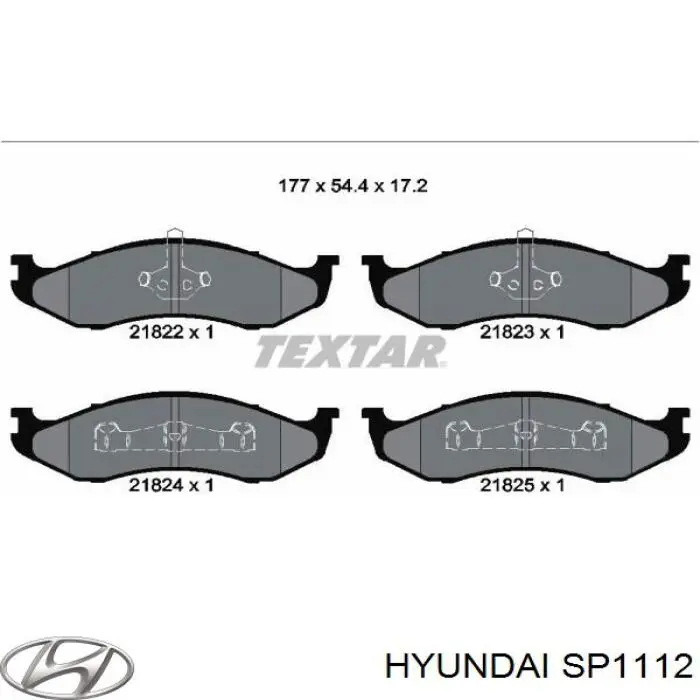 Pastillas freno delanteras Hyundai/Kia SP1112 precio, desde 32,10 EUR