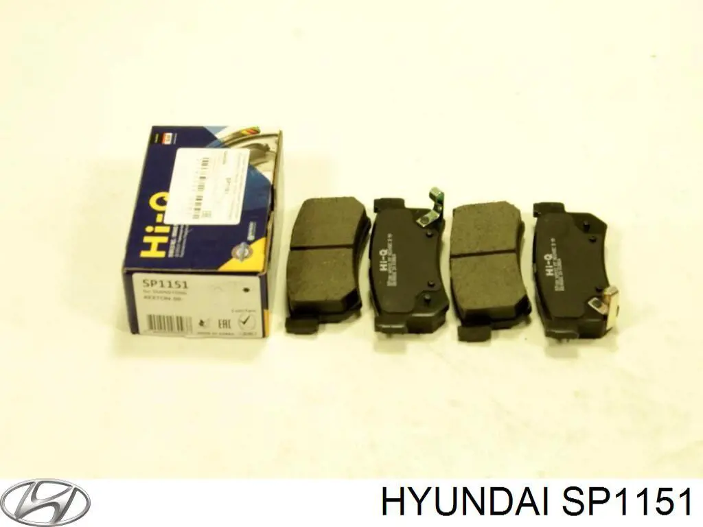 SP1151 Hyundai/Kia Pastillas freno traseras