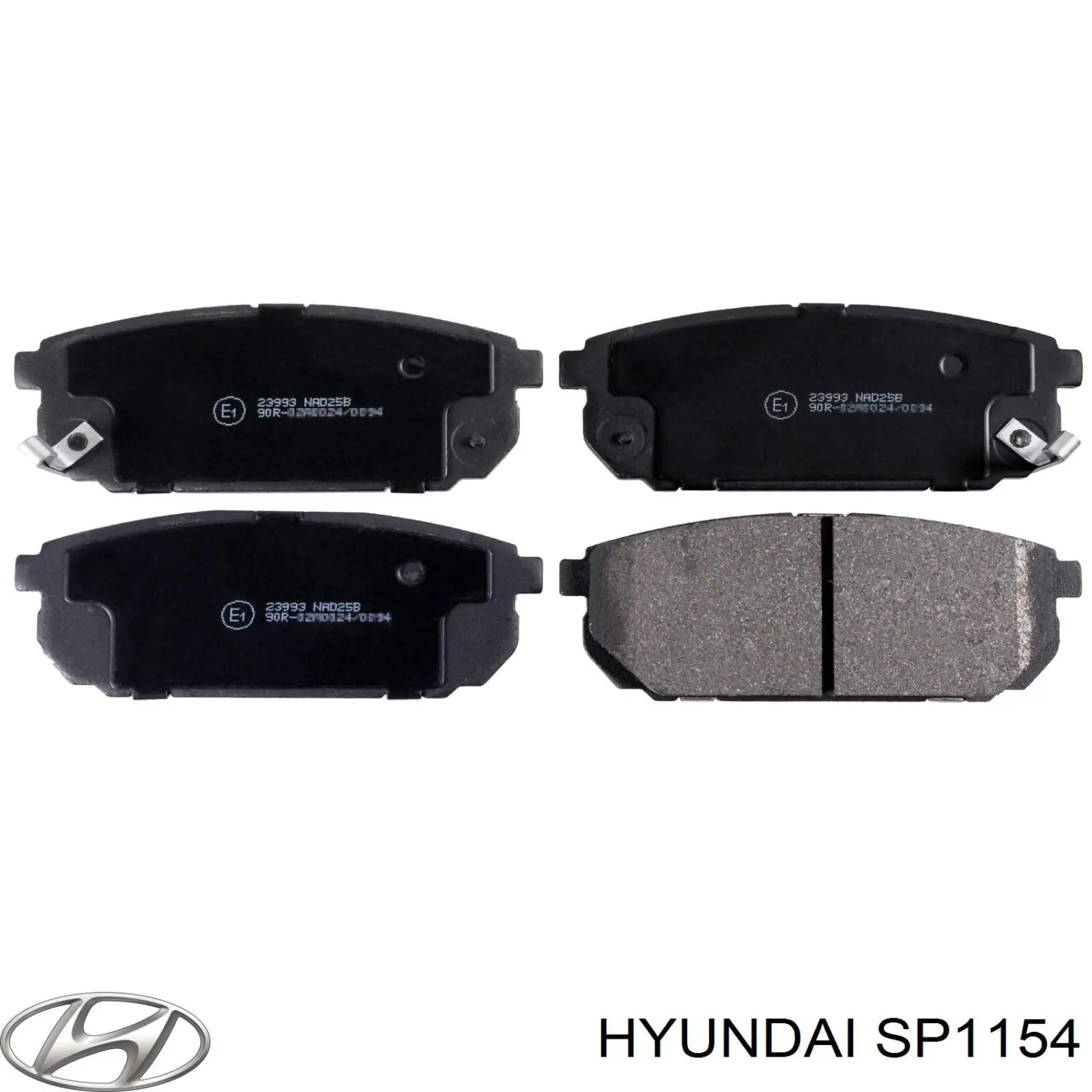 SP1154 Hyundai/Kia pastillas de freno traseras