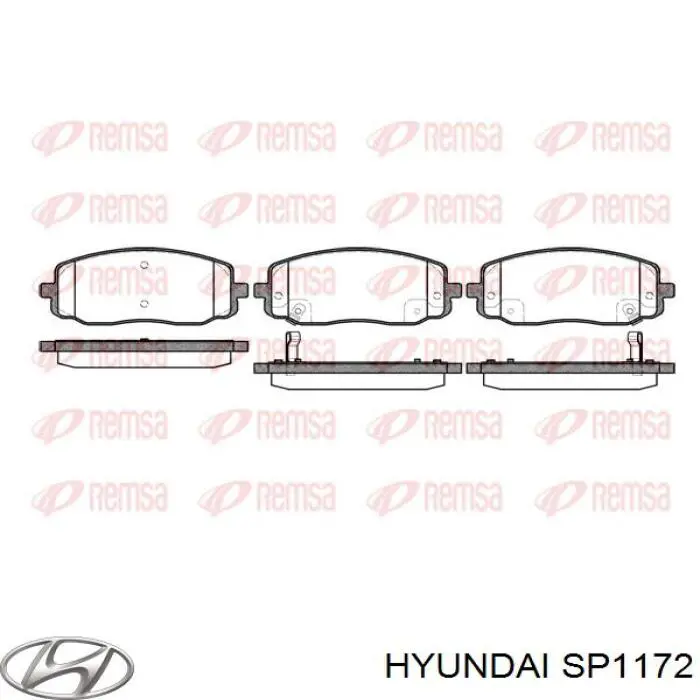 Pastillas freno delanteras Hyundai/Kia SP1172 precio, desde 21,31 EUR
