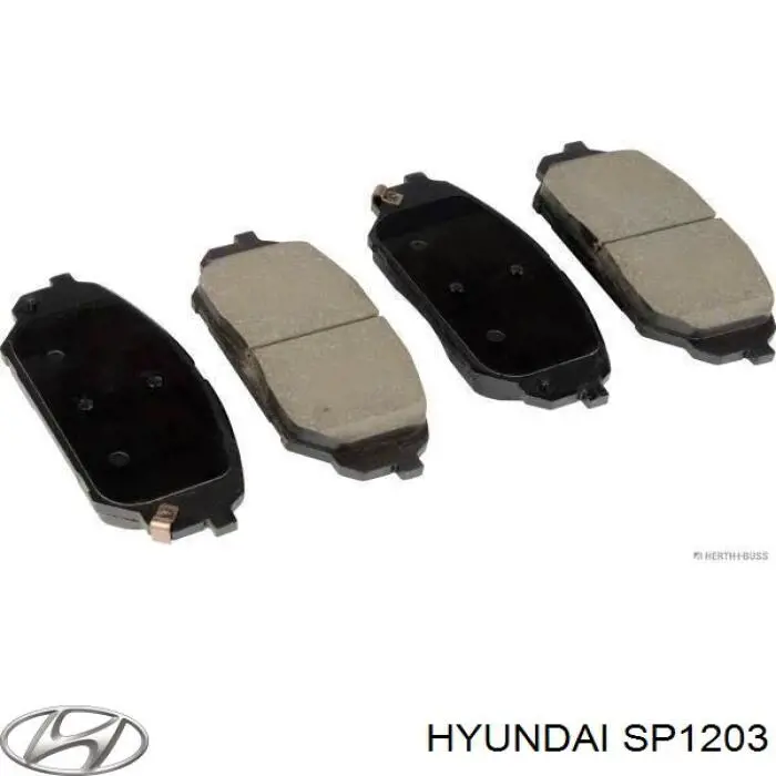 SP1203 Hyundai/Kia pastillas de freno delanteras