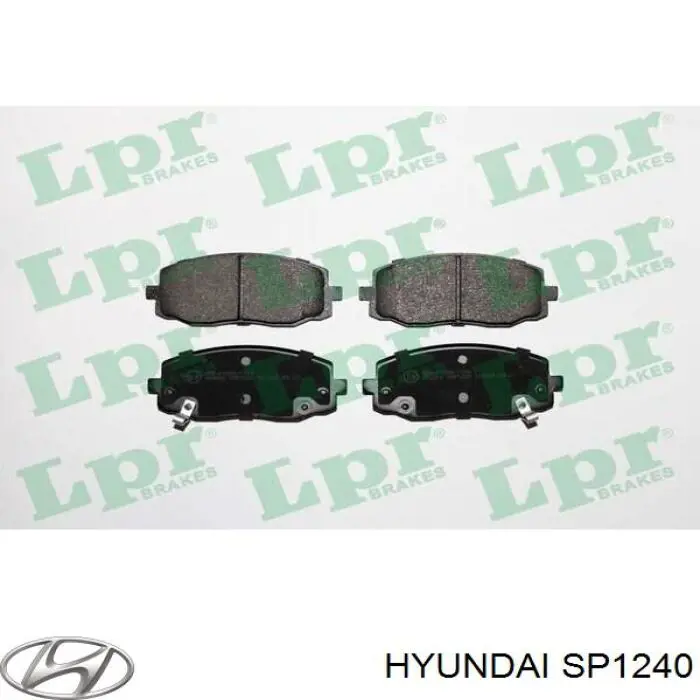 Comprar SP1240 Hyundai/Kia Pastillas delanteras de freno