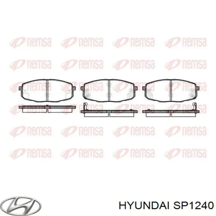 Pastillas de freno SP1240 Hyundai/Kia