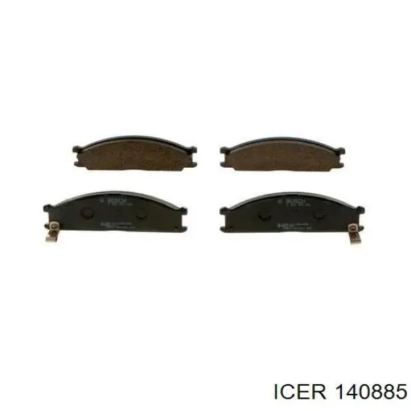 Pastillas de freno delanteras Nissan Terrano 1 WD21