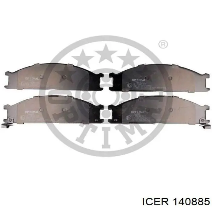 Pastillas de freno delanteras Nissan Terrano 1 WD21