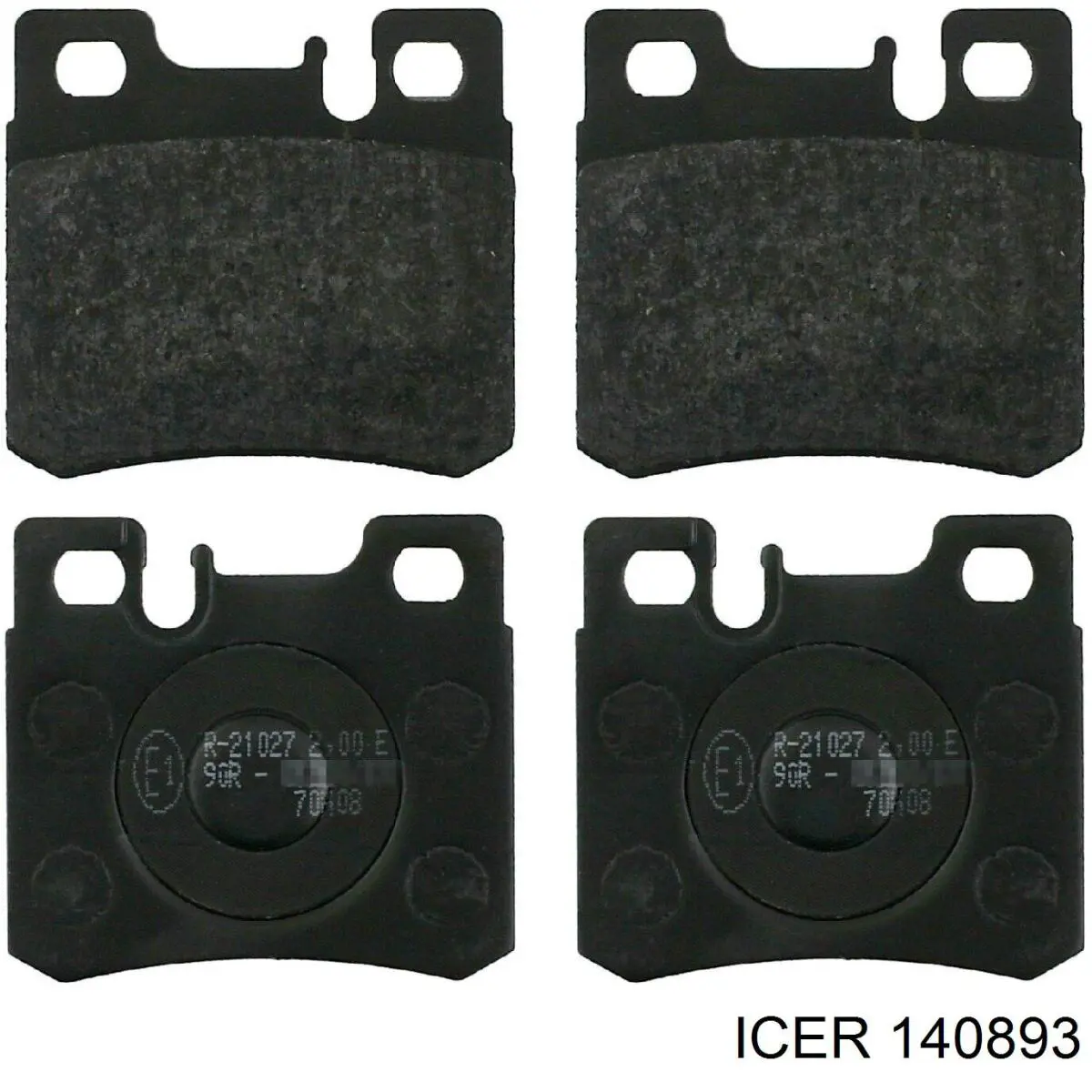 140893 Icer Pastillas delanteras