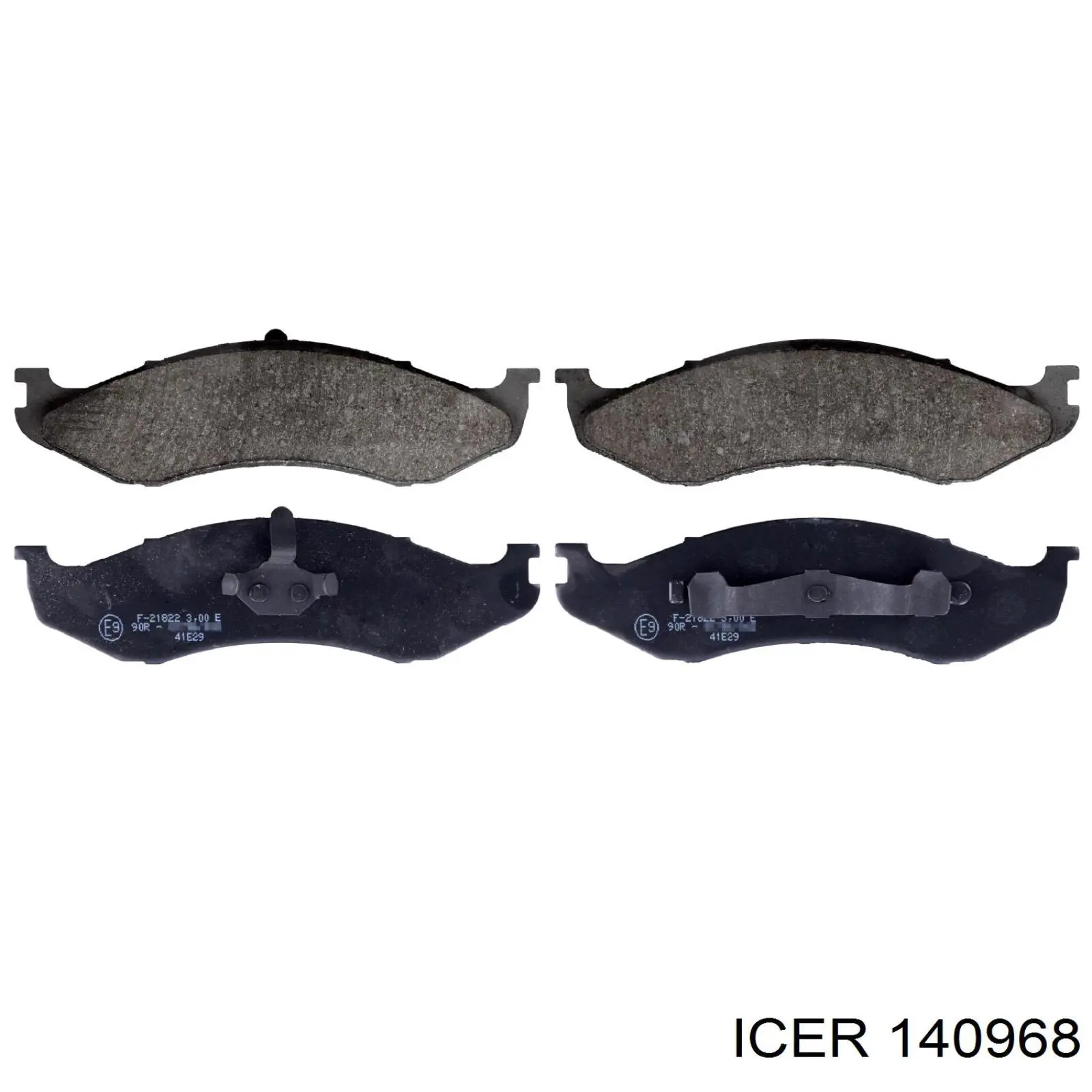 Pastillas de freno delanteras Jeep Grand Cherokee 1 Z