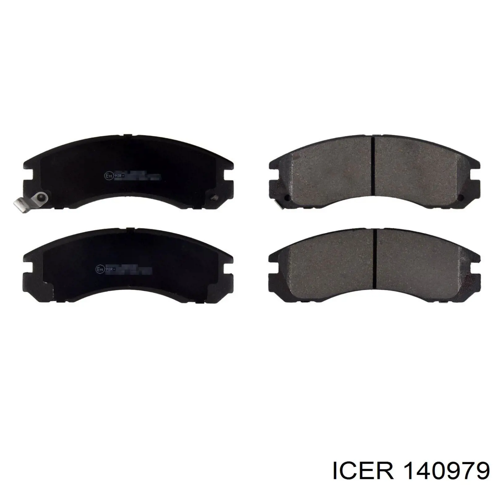140979 Icer Pastillas delanteras