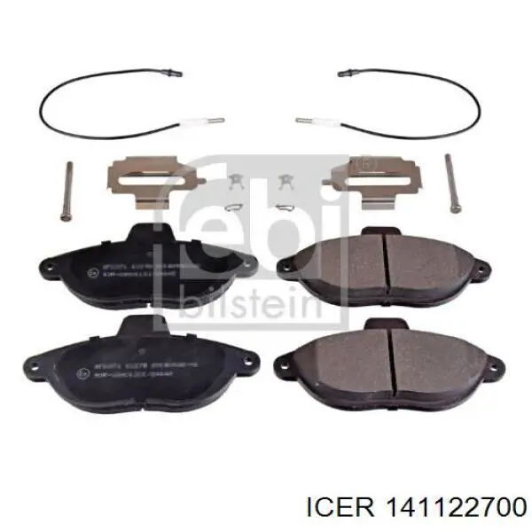 Comprar 141122700 Icer Pastillas delanteras de freno