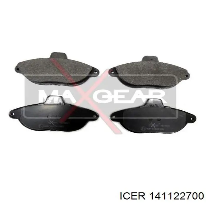 Pastillas freno delanteras Icer 141122700 precio, desde 26,03 EUR