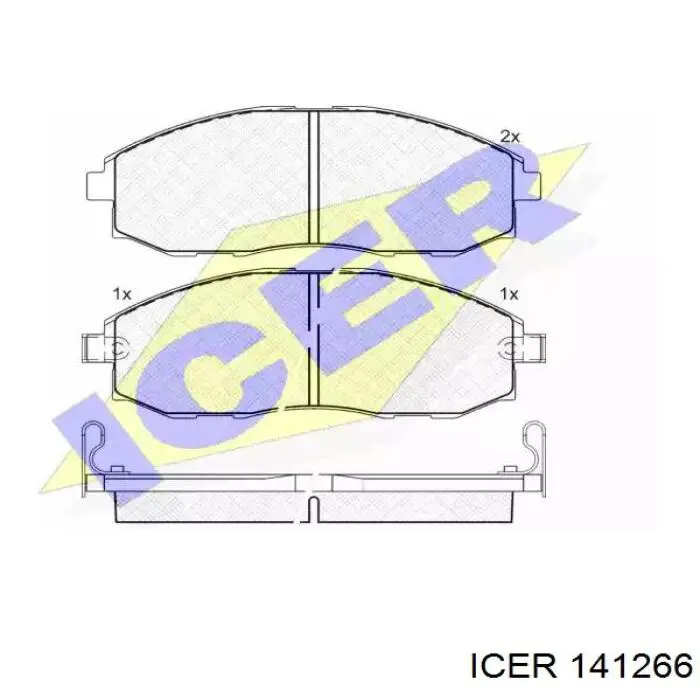 Pastillas freno delanteras Icer 141266 precio, desde 23,56 EUR