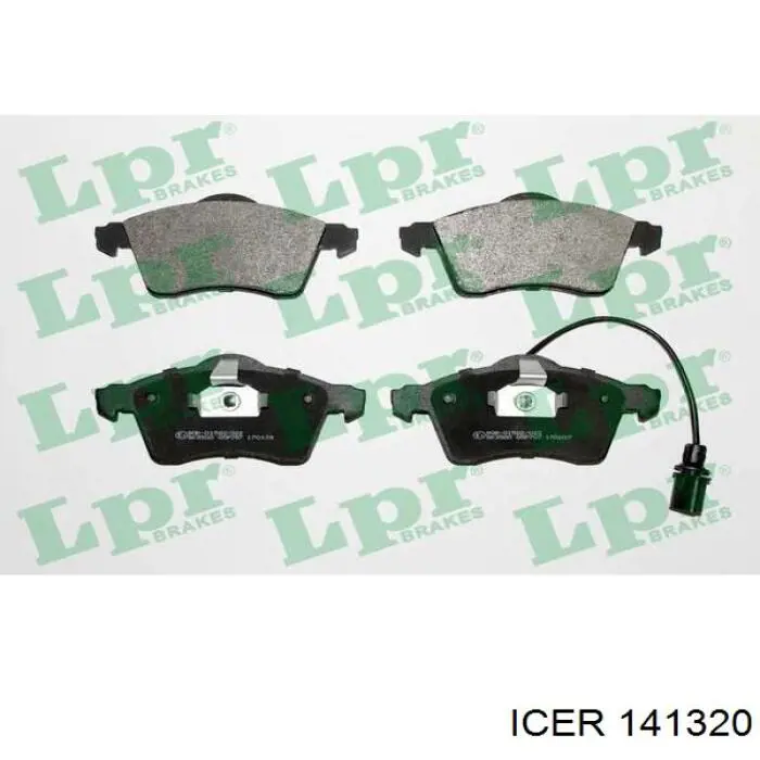 Pastillas de freno delanteras Icer 141320