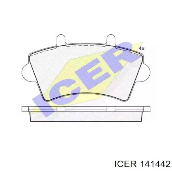 Pastillas freno delanteras Icer 141442 precio, desde 25,52 EUR