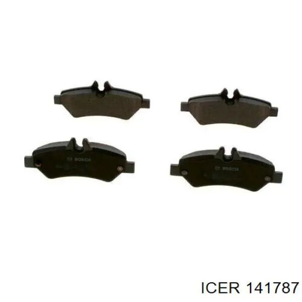 Pastillas de freno traseras 141787 Icer