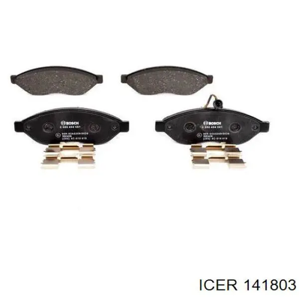 Pastillas de freno 141803 Icer