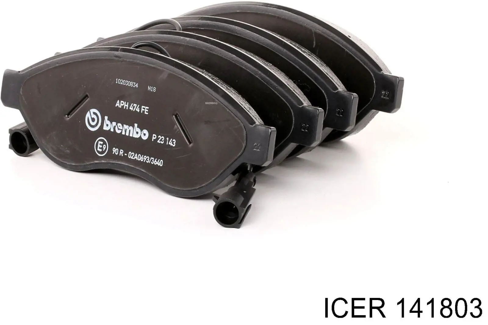 141803 Icer Pastillas delanteras