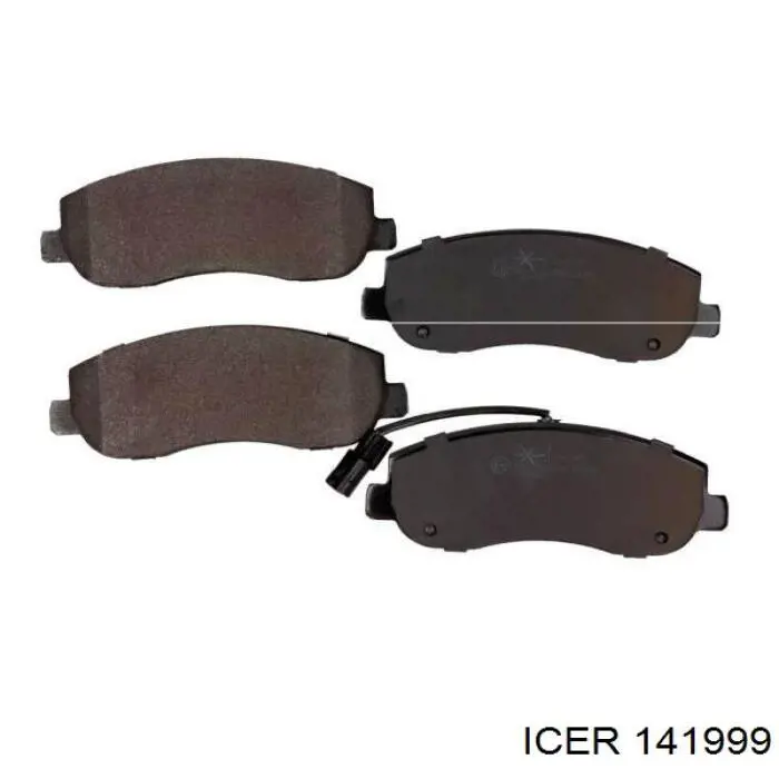 141999 Icer Pastillas delanteras