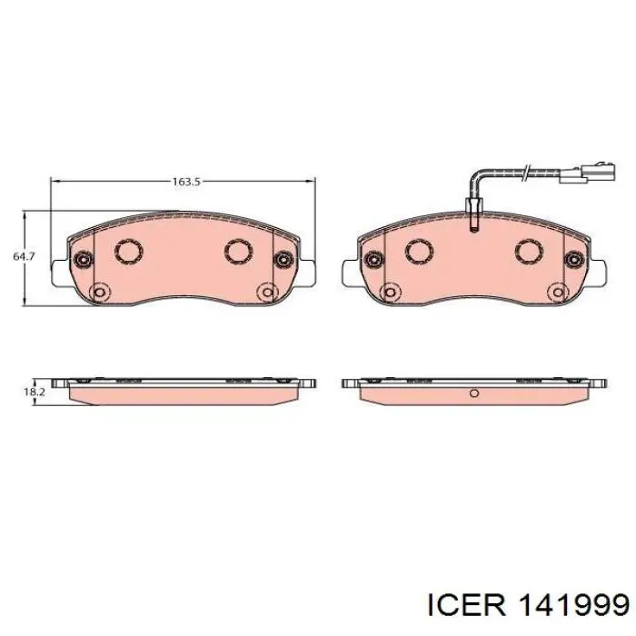 Pastillas freno delanteras Icer 141999 precio, desde 31,31 EUR