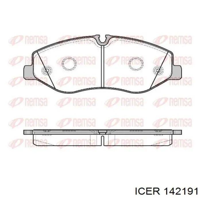Comprar 142191 Icer Pastillas delanteras de freno