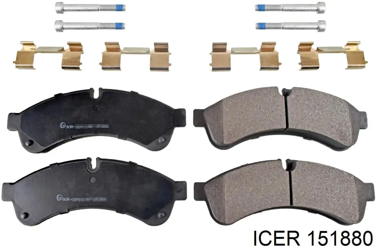 151880 Icer pastillas de freno traseras
