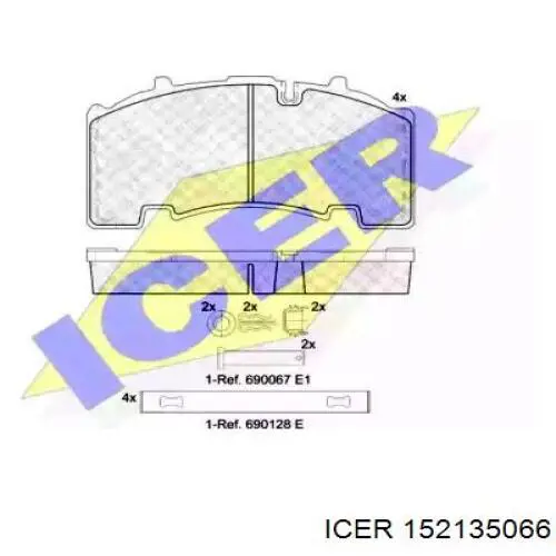 Pastillas traseras de freno Icer 152135066 precio, desde 89,05 EUR