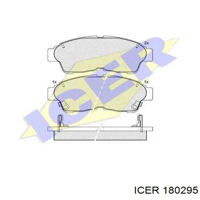 Comprar 180295 Icer Pastillas delanteras de freno