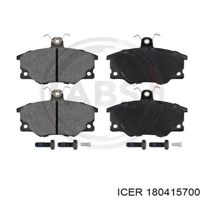 Pastillas de freno delanteras Fiat Tipo 160