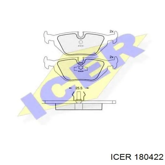 Pastillas de freno traseras BMW 5 E28
