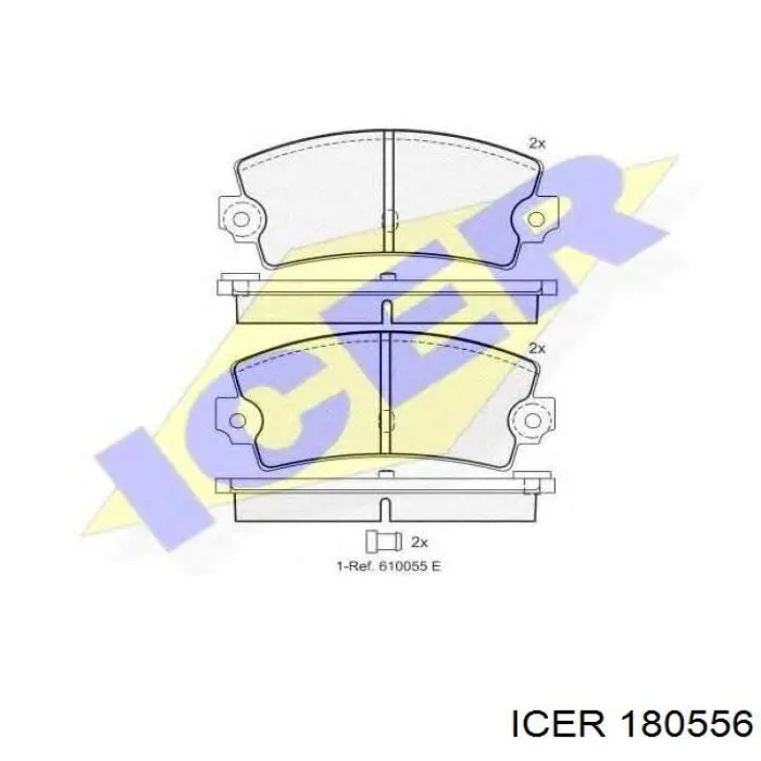 Pastillas freno delanteras Icer 180556 precio, desde 23,16 EUR