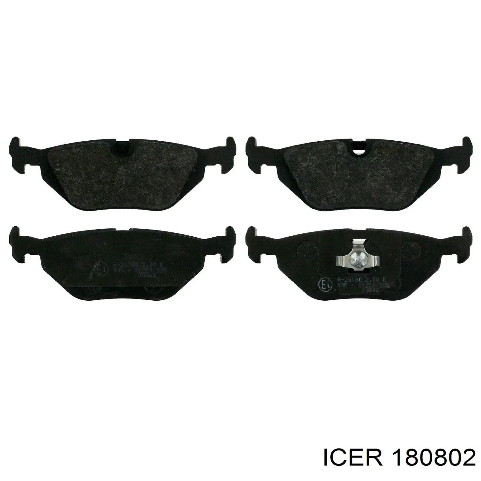 180802 Icer Pastillas freno traseras