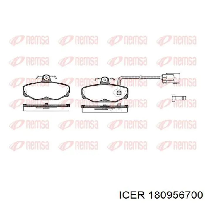 Pastillas de freno traseras para Ford Sierra GBC,GBG