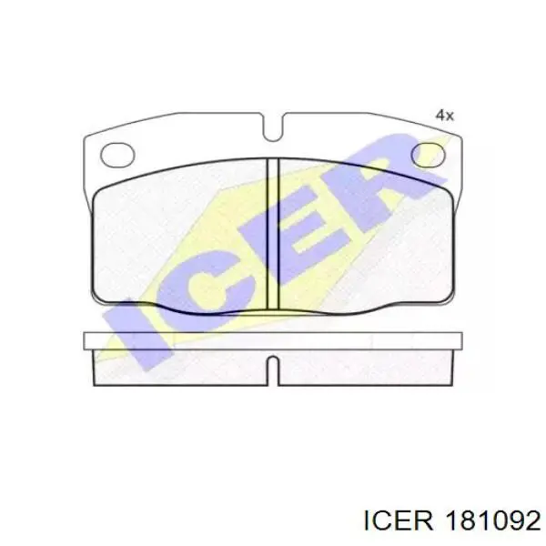 PF0354 Magneti Marelli Pastillas delanteras