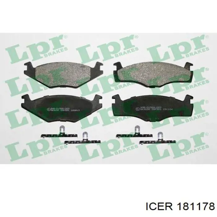 Pastillas freno delanteras Icer 181178 precio, desde 22,63 EUR