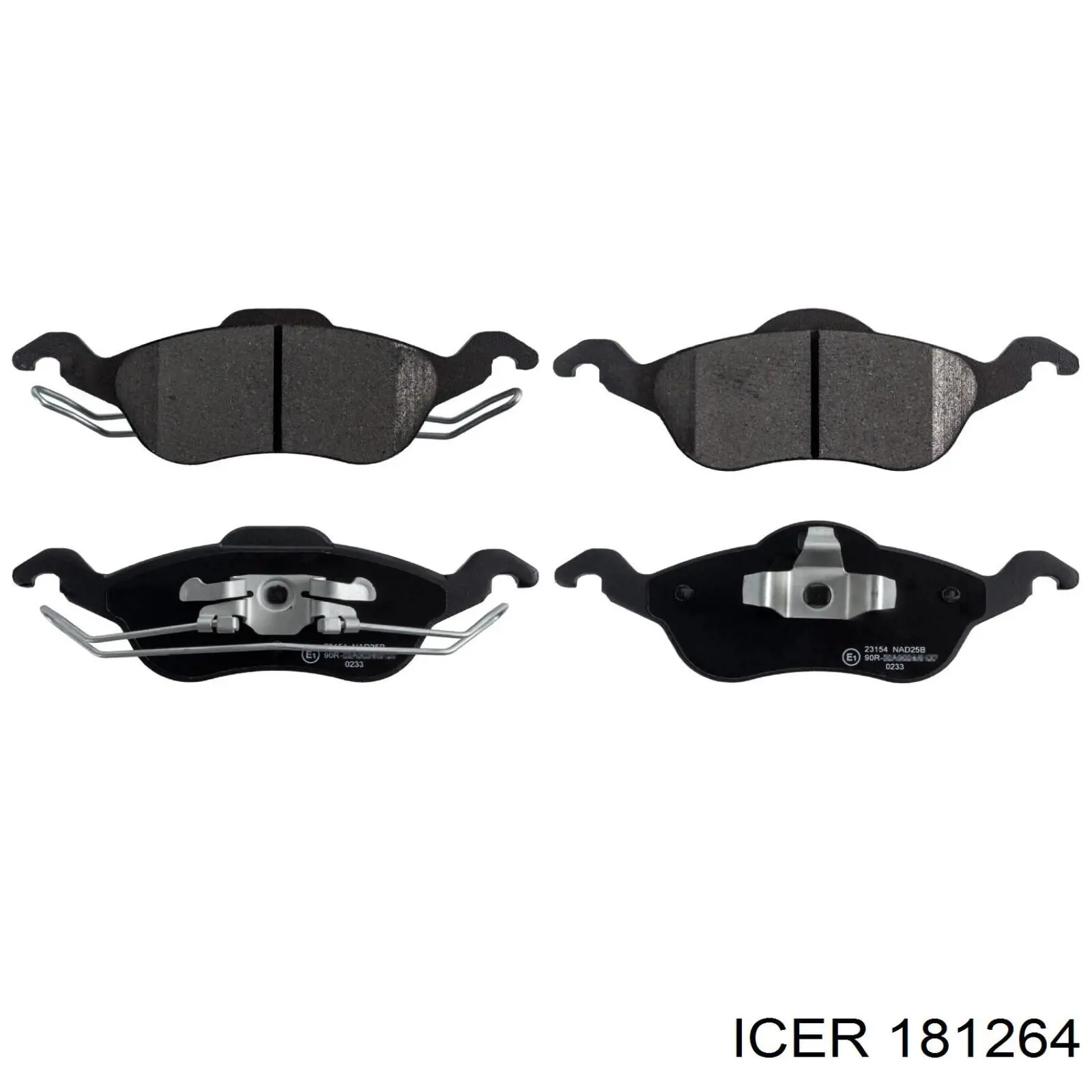 181264 Icer Pastillas delanteras