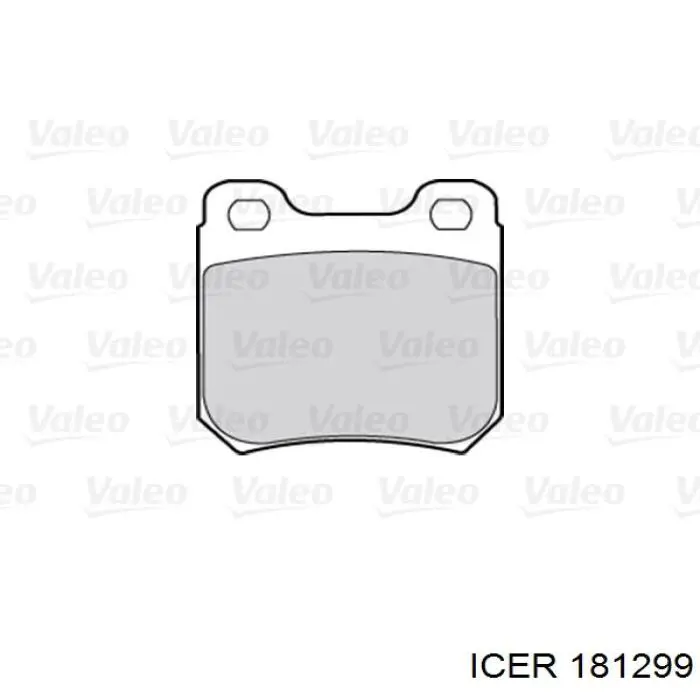 181299 Icer pastillas de freno traseras