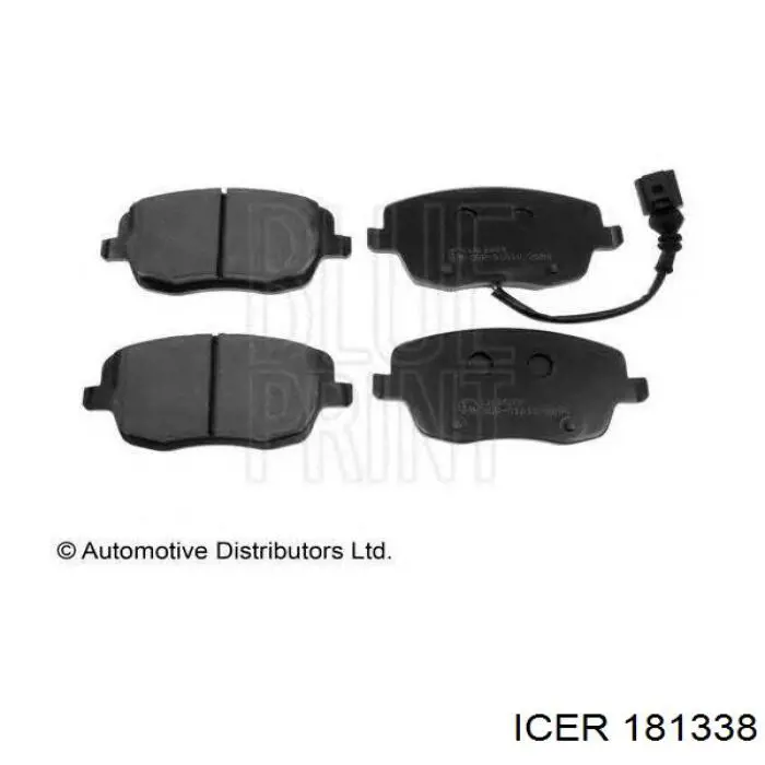 Pastillas de freno delanteras Seat Ibiza 5 KJ1, KJG