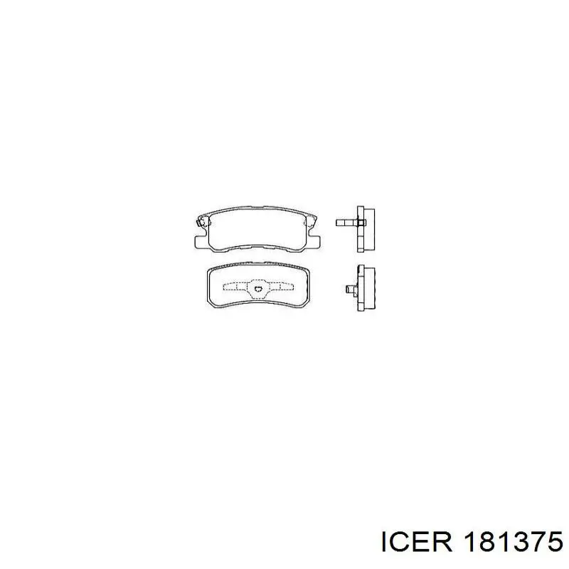 Pastillas traseras de freno Icer 181375 precio, desde 29,02 EUR
