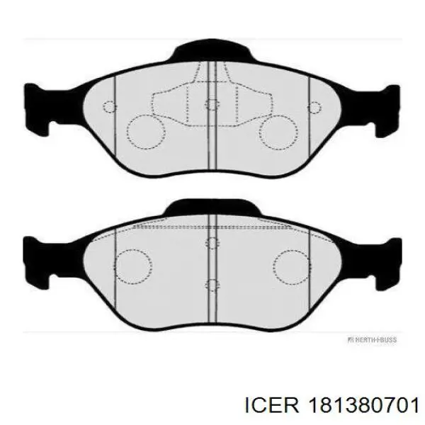 Comprar 181380701 Icer Pastillas delanteras de freno