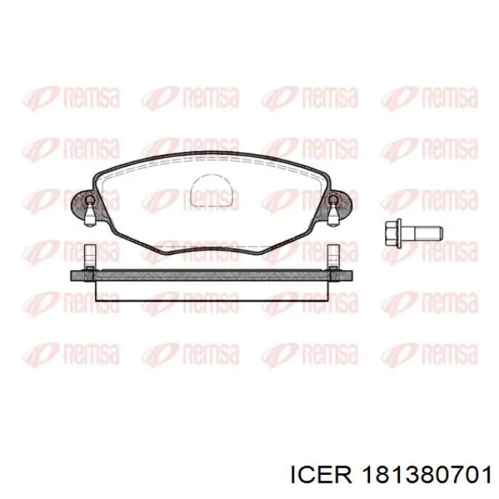 Pastillas freno delanteras Icer 181380701 precio, desde 34,85 EUR