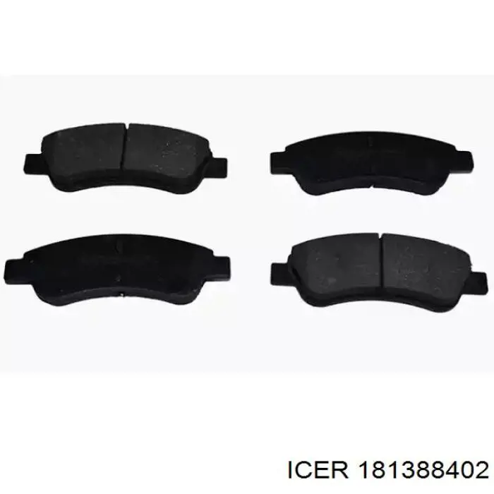 181388402 Icer Pastillas delanteras