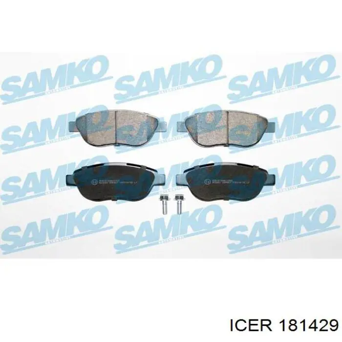 Pastillas de freno delanteras Citroen C3 1 FC