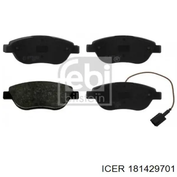 Pastillas de freno delanteras Citroen C3 1 FC