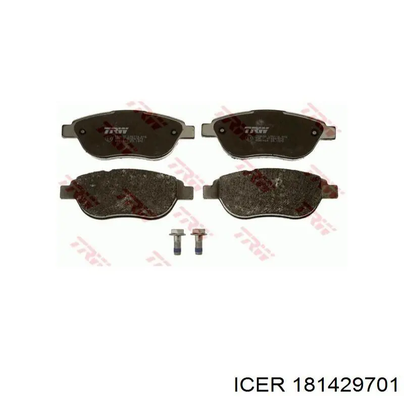 Pastillas de freno delanteras Citroen C3 1 FC