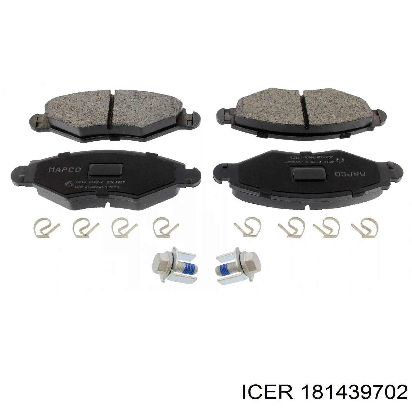 Comprar 181439702 Icer Pastillas delanteras de freno