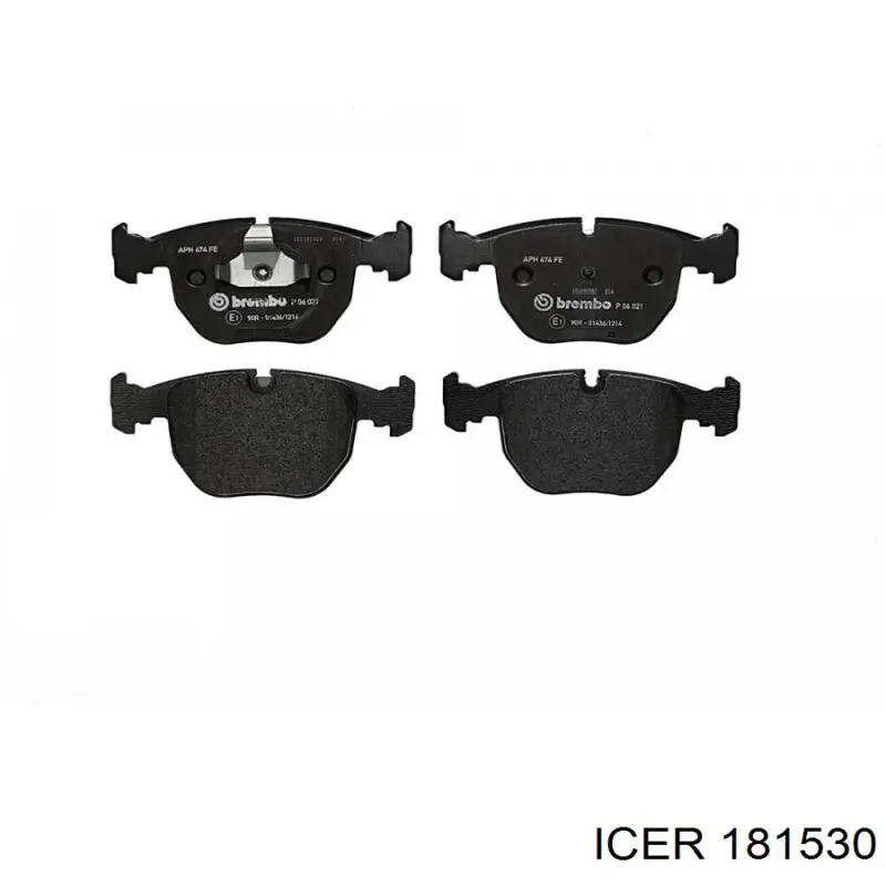 181530 Icer Pastillas delanteras